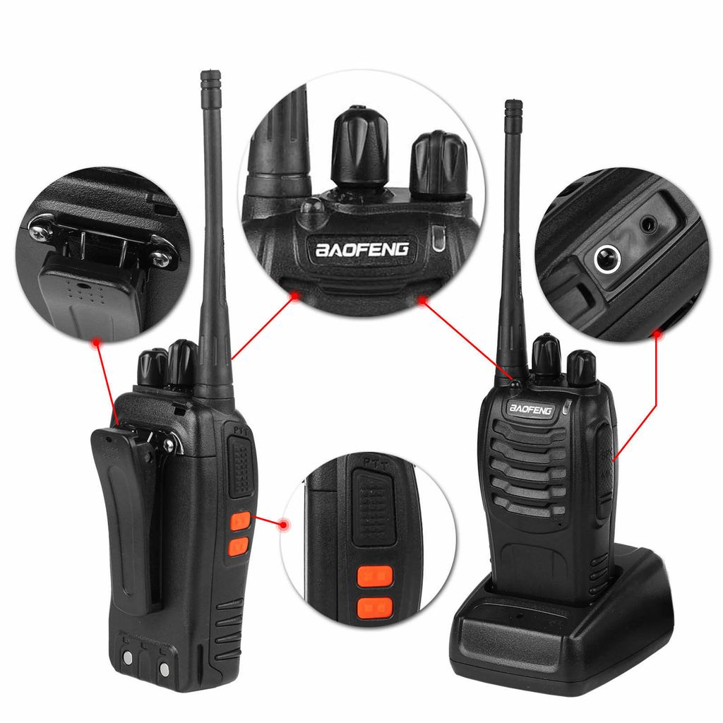 Baofeng BF-888S Two-Way Radio (Set of 2) – Long Range Walkie Talkies
