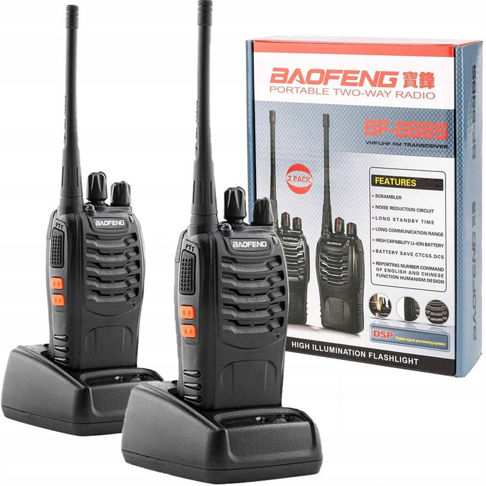 Baofeng BF-888S Two-Way Radio (Set of 2) – Long Range Walkie Talkies